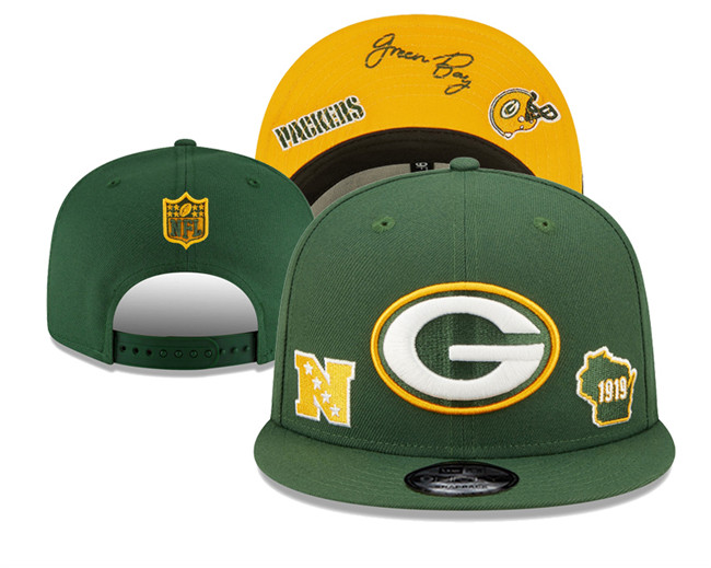 Green Bay Packers Stitched Snapback Hats 0147